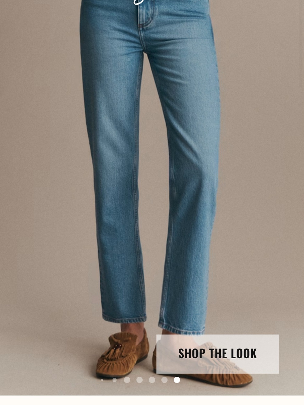 Sezane l’iconique Droit Straight Leg Jeans in Medium Blue Wash size 12 (44EU)